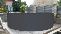 Каркасный бассейн морозоустойчивый Лагуна 3.5 х 1.25м (полная комплектация) цвет Платина/35010F