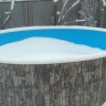 Каркасный бассейн морозоустойчивый Лагуна 3.5 х 1.25м (врезной скиммер + форсунка) Шоколад/ТМ818/35011