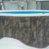 Каркасный бассейн морозоустойчивый Лагуна 4.5 х 1.25м (полная комплектация) цвет Шоколад/45011F