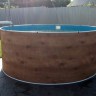 Каркасный бассейн морозоустойчивый Лагуна 4 х 1.25м (полная комплектация) цвет Шоколад/40011F