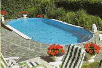 Каркасный сборный морозоустойчивый бассейн Summer Fun овальный-oval 6,0 х 3,2 х 1,2 м Chemoform Германия (скиммер + форсунка) 4501010242KB